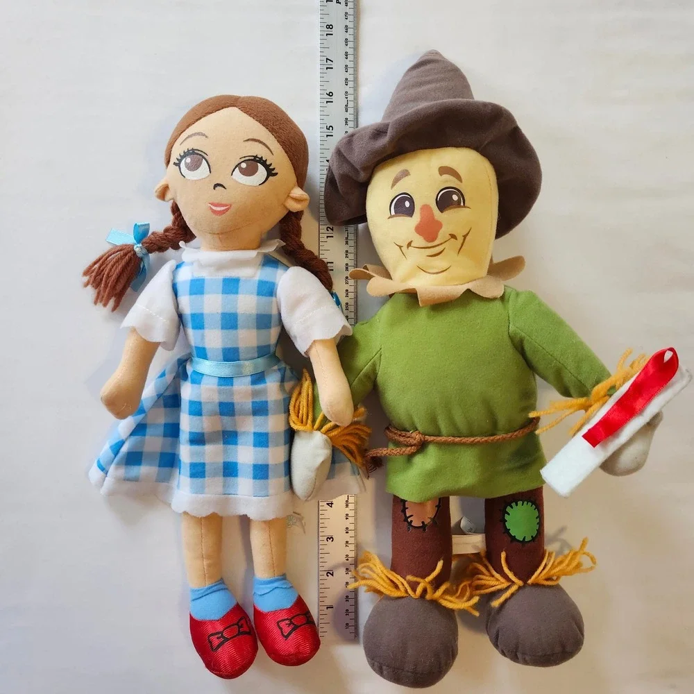 Wizard of Oz Plush Set Dorothy Lion Tin Man Scarecrow Toy Factory 2012 15 inch - Picture 14 of 14